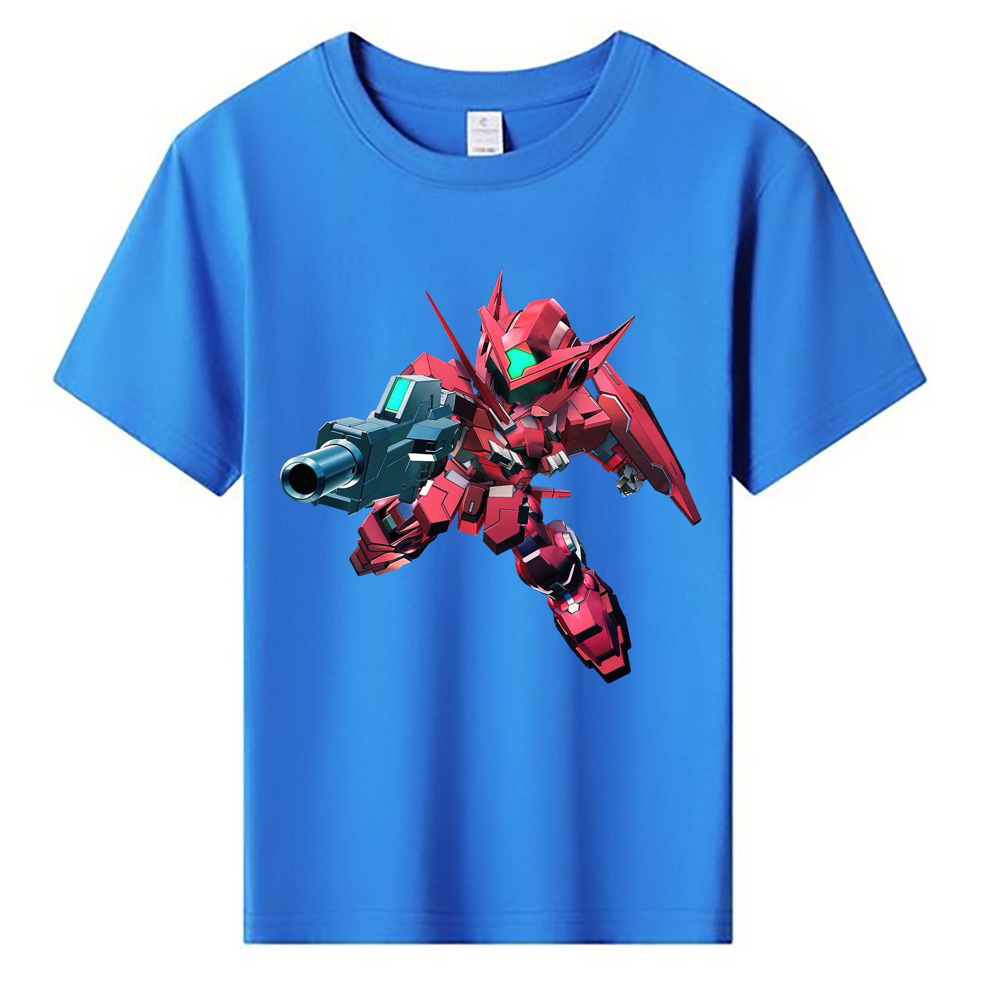 （画像用） 機動戦士ガンダム Mobile Suit Gundam 綿100％キッズTシャツ（フロントプリント）